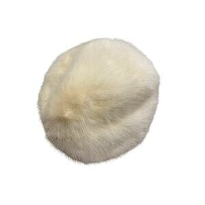 Elegant Cream Fur Women's Hat